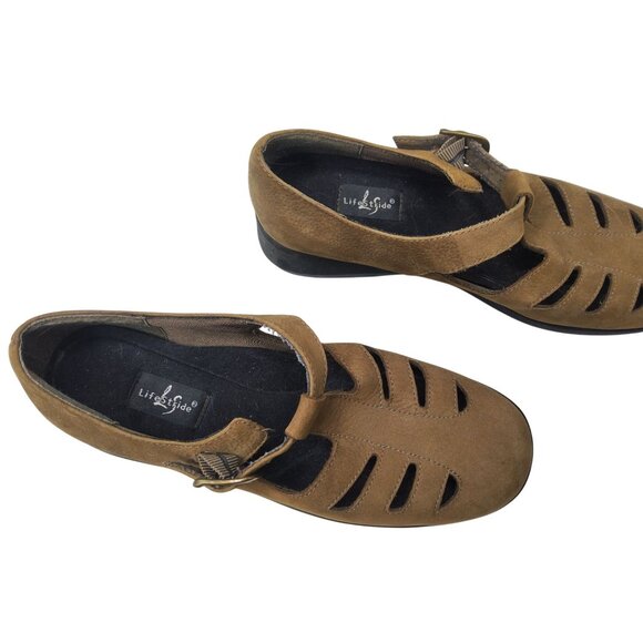 LifeStride Womens Brown Suede Mary Jane Comfort Shoes Size 8 - Picture 5 of 7